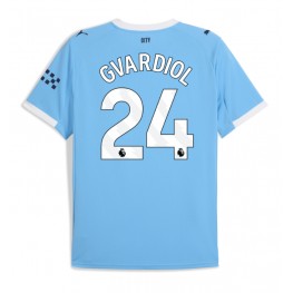 Manchester City Josko Gvardiol #24 Thuis tenue 2025-26 Korte Mouw
